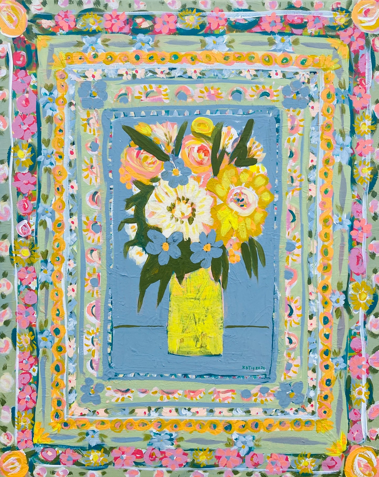 Spring Bouquet Original 20x32