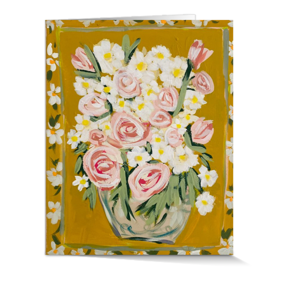 'Mom's Favorite Flower's' 4x5 Card