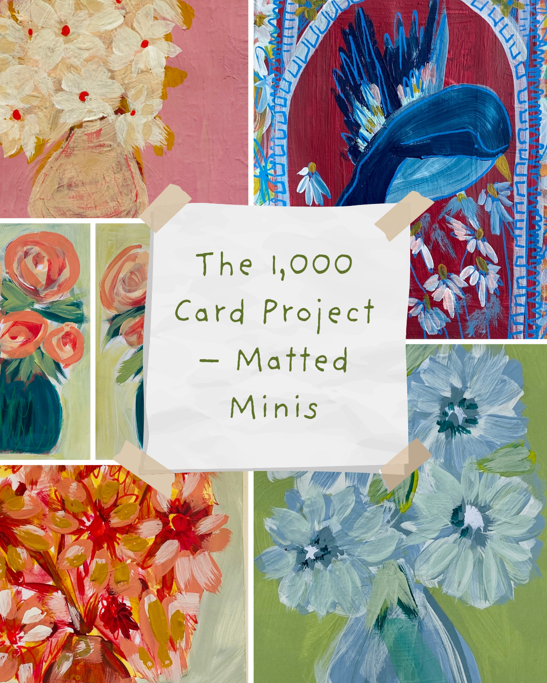 The 1,000 Card Project – Matted Minis