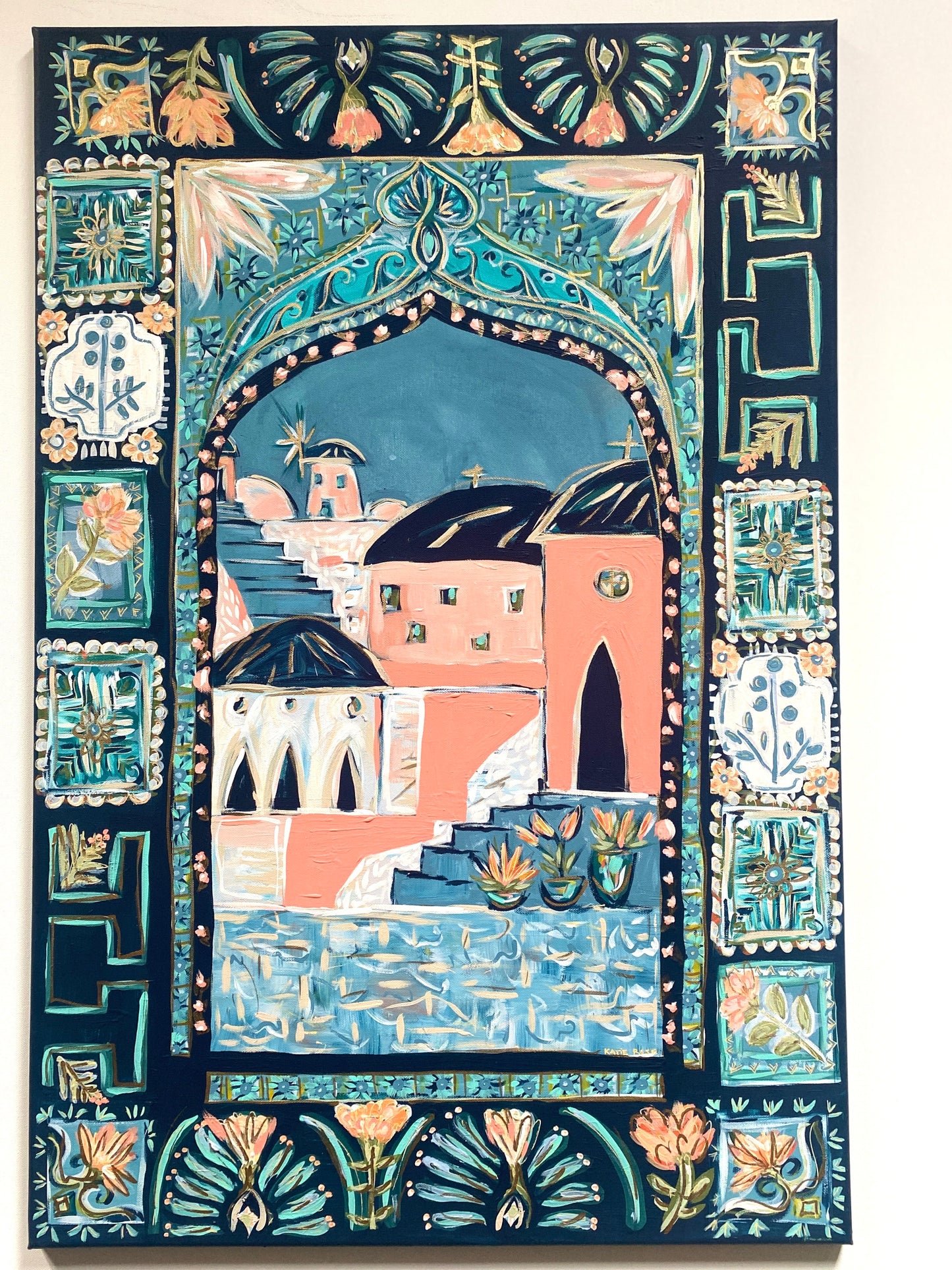 Santorini Original 24x36